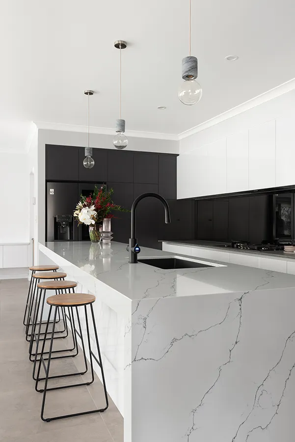 Kitchen benchtop detail