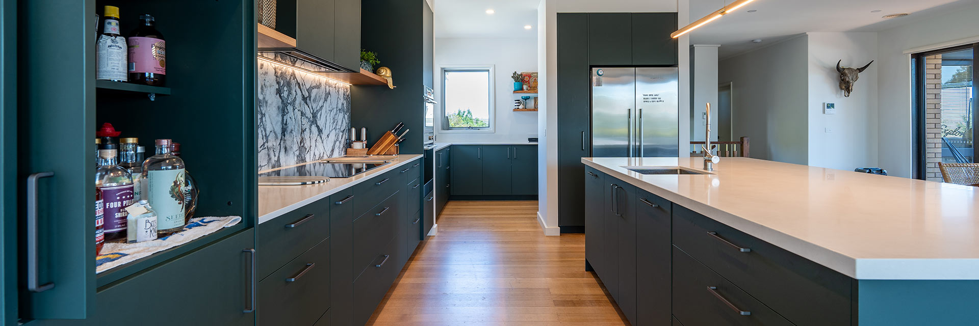 Kitchen benchtop finish